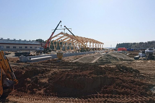 300 кубометров конструкций из КДК доставлены на площадку