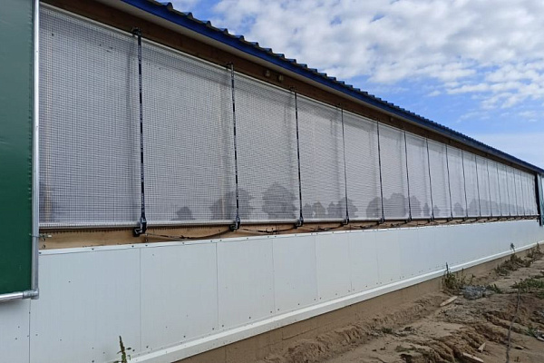 Вентиляционные шторы для новых телятников