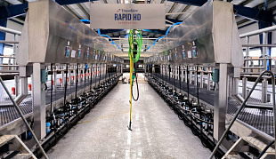Доильный зал параллельного типа Rapid HD