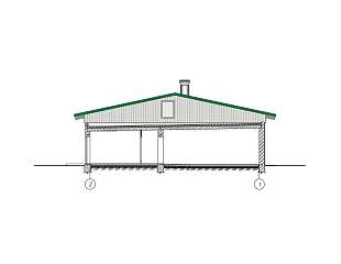 Коровник на 207 голов с ДМБ