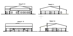 Корпус по производству биогумуса с пристроенным административно-бытовым зданием