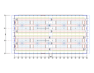 Коровник на 490 голов с навозоприемником 