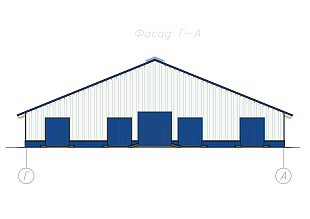 Коровник на 610 скотомест 