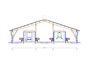 Коровник на 200 голов для высокоудойных коров 